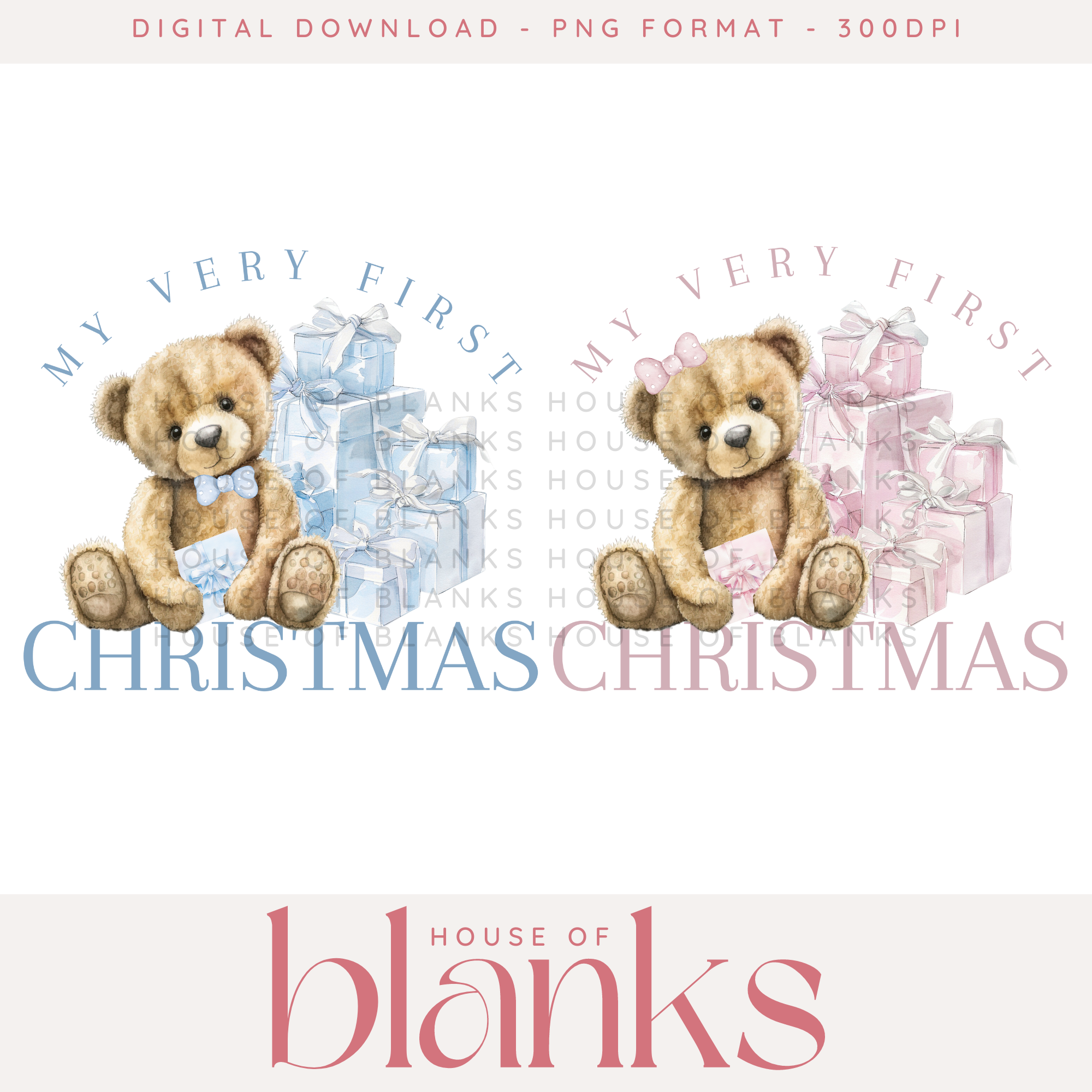 DIGITAL DOWNLOAD: MY VERY FIRST CHRISTMAS BEARS