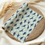 PATTERN ADHESIVE VINYL - NAVY RETRO DINOS