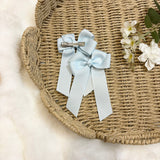 4’’ HAIR BOW - BLUE VAPOUR