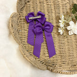 4’’ HAIR BOW - PURPLE