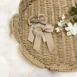 4’’ HAIR BOW - TAN