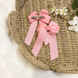 4’’ HAIR BOW - AMARAMTH PINK