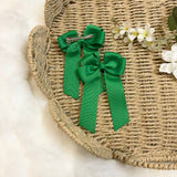 4’’ HAIR BOW - EMERALD
