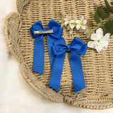 4’’ HAIR BOW - ROYAL BLUE