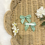 ITALIAN BOWS - PACK OF 12 - 5CM - SAGE GREEN