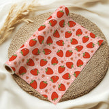 PATTERN ADHESIVE VINYL - STRAWBERRY SEAMS