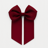 4’’ HAIR BOW - WINE