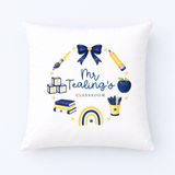 DTF TRANSFER - TEACHER COLLECTION - WREATH - LARGE - NAVY