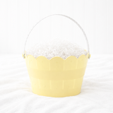 EASTER - SCALLOP EDGE BUCKET - YELLOW