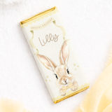 PRINTED RANGE - EASTER - CHOCOLATE WRAPPER - GINGHAM BUNNY - YELLOW