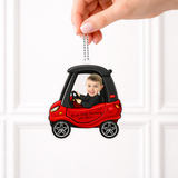 ACRYLIC - CAR WITH HANGING HOLE