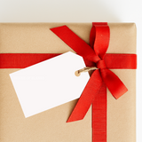 ACRYLIC - STRAIGHT EDGE GIFT TAG