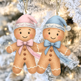 CUSTOM UV-DTF DECAL - GINGERBREAD MAN (VARIOUS COLOURS - 9CM - SIZED FOR ACRYLIC)