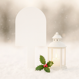 ACRYLIC - WHITE - GRAVE MARKER - ARCH