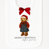 DTF TRANSFER - TRADITIONAL CHRISTMAS TEDDY - GIRL - SMALL