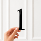ACRYLIC NUMBER - TIMES NEW ROMAN - BLACK