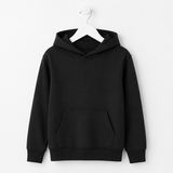 HOODIE - CHILDRENS - 1 YEAR TO 13 YEARS - BLACK
