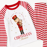 CUSTOM DTF TRANSFER - CHRISTMAS - WHEN I WAKE UP - RED NUTCRACKER BOY WITH HIS REINDEER