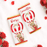 PRINTED RANGE - VALENTINES - CHOCOLATE WRAPPER - HOT AIR BALLOON