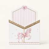 PRINTED ENVELOPE BOX - THE CAROUSEL HORSE