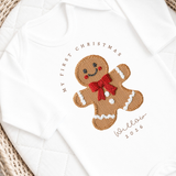 CUSTOM DTF TRANSFER: CHRISTMAS - EMBROIDERED GINGERBREAD MAN