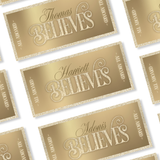 PRINTED XL GOLDEN TICKET
