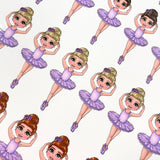 UV-DTF DECAL - PURPLE BALLERINA