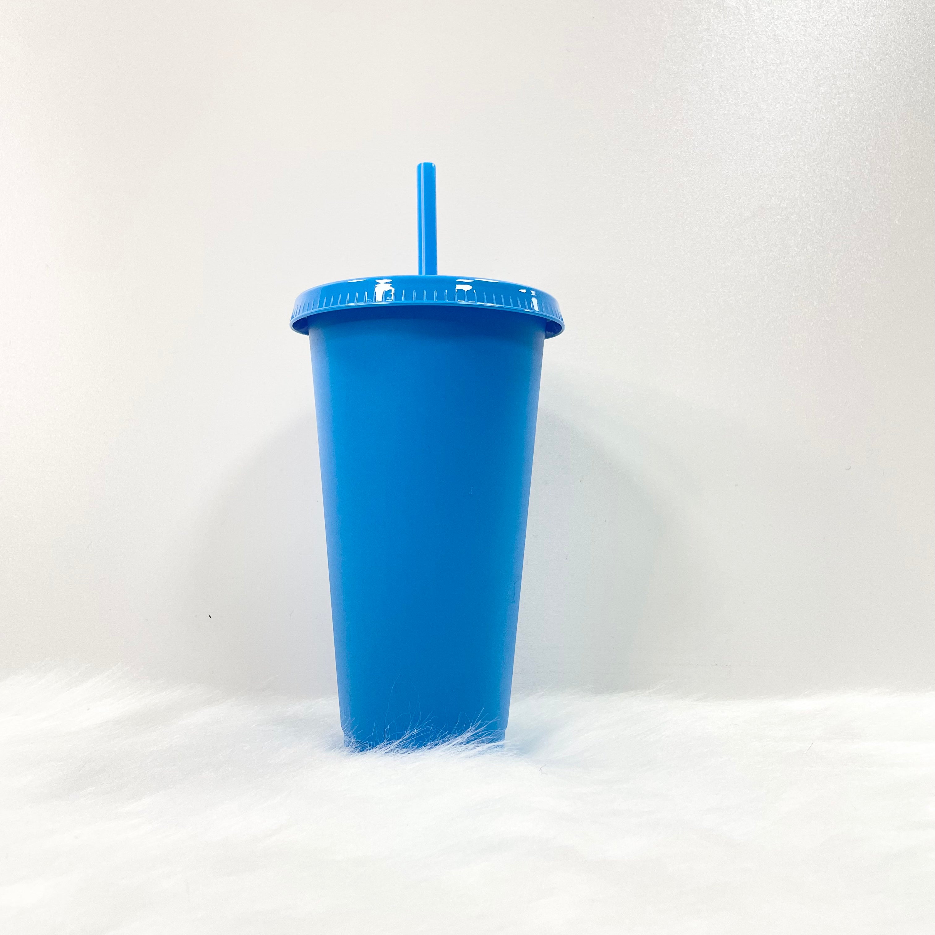 24OZ MUTED BLUE COLD CUP TUMBLER