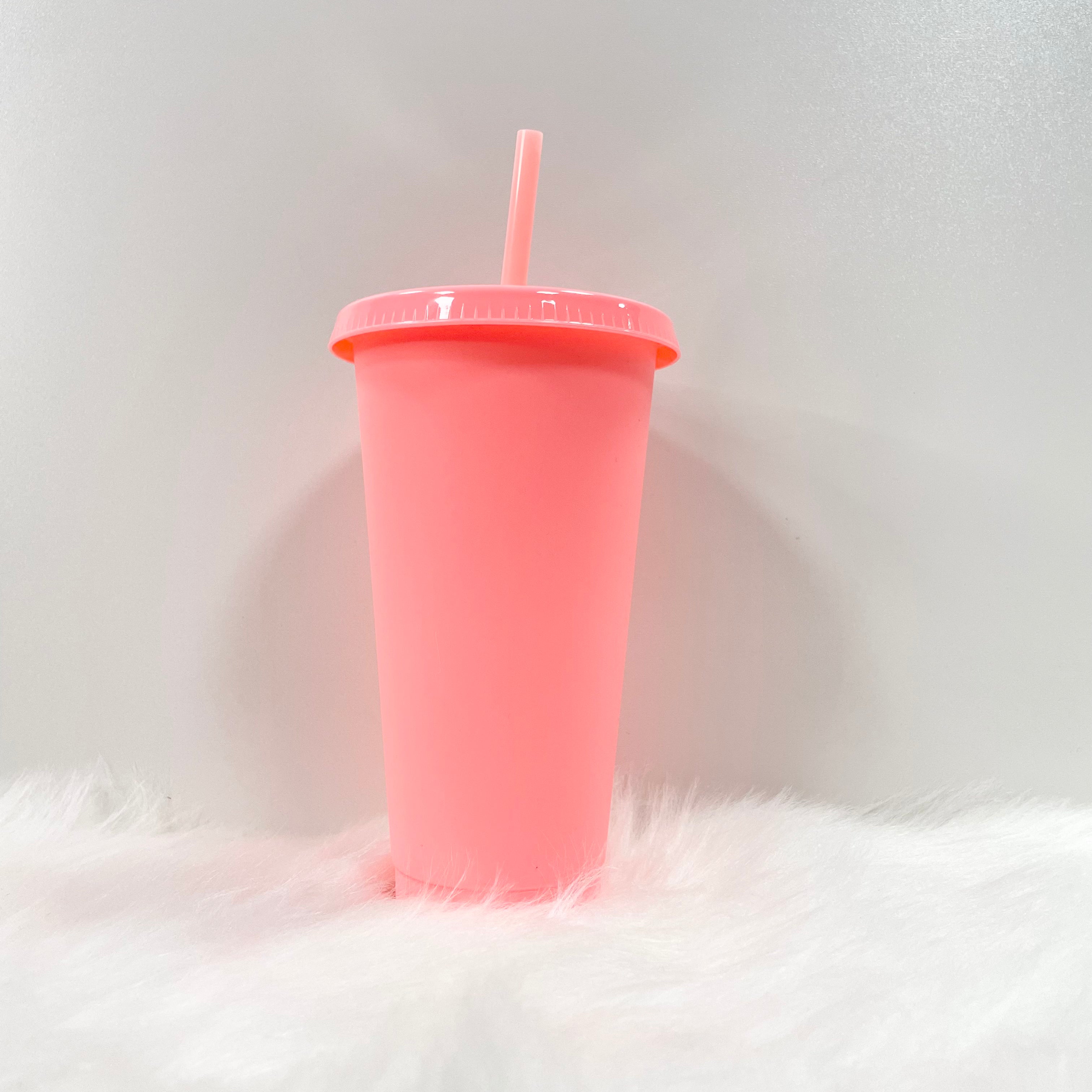24oz CORAL COLD CUP TUMBLER