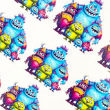 UV-DTF DECAL - MONSTER FAMILY (8.5CM)