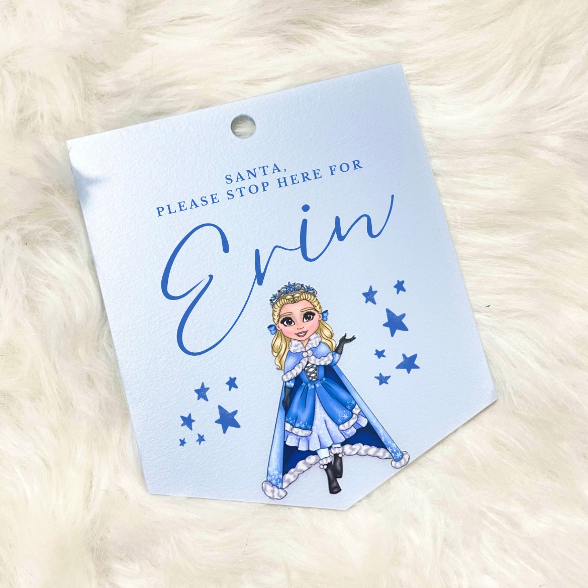 UV-DTF DECAL - SNOW PRINCESS DOLLY