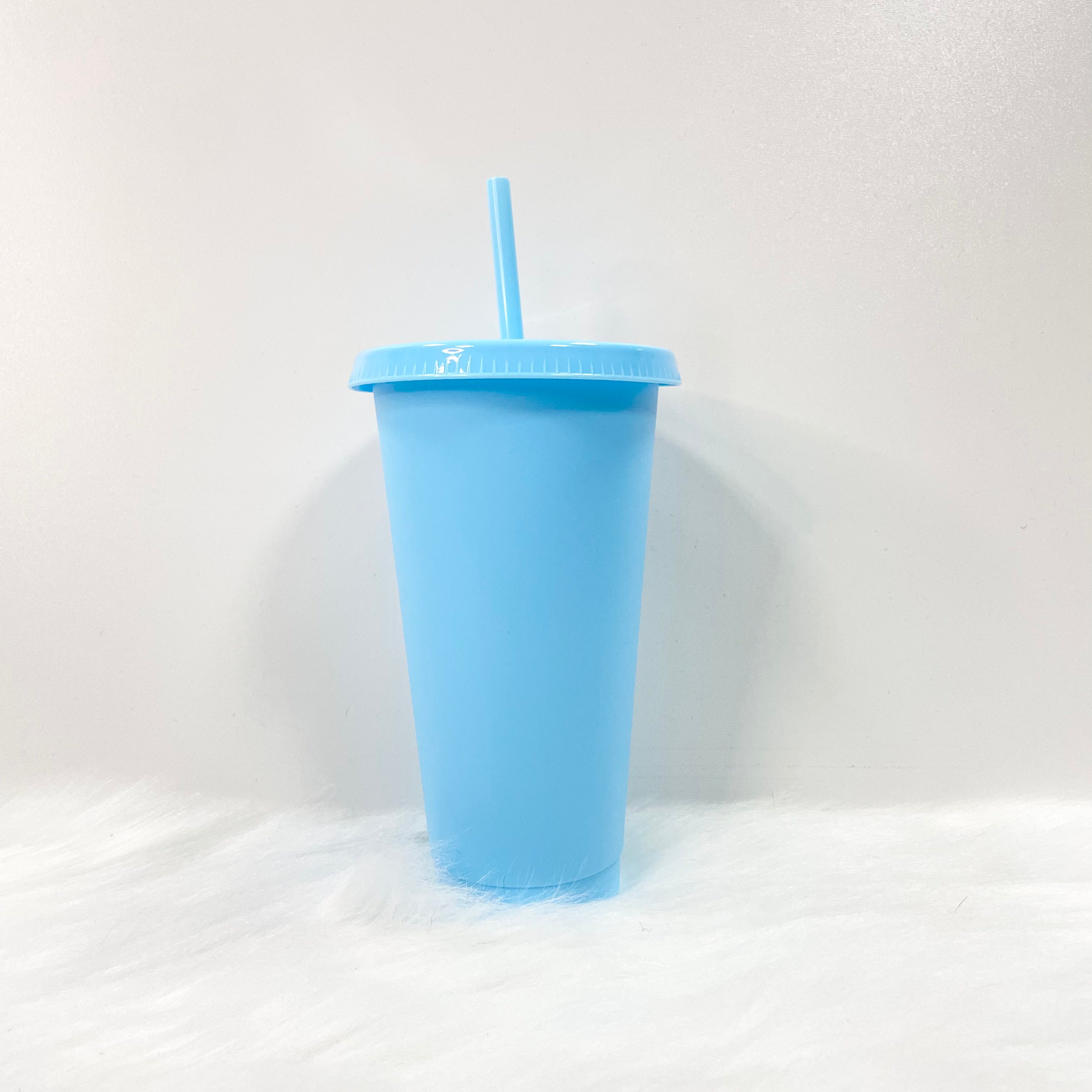 24OZ BABY BLUE COLD CUP TUMBLER