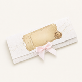 PRINTED MONEY/TICKET WALLET - NORTH POLE EXPRESS - PINK