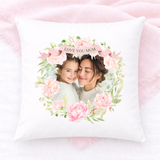CUSTOM DTF TRANSFER - MOTHER'S DAY - WREATH PHOTOGRAPH INSERT - 30CM