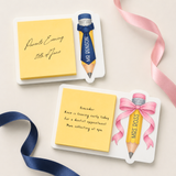 ACRYLIC - WHITE - PENCIL POST IT NOTE HOLDER