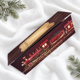 PRINTED MONEY/TICKET WALLET - NORTH POLE EXPRESS - RED