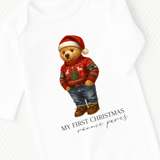 DTF TRANSFER - TRADITIONAL CHRISTMAS TEDDY - BOY - MEDIUM