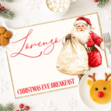 A4 WATERPROOF PLACEMAT - SANTA & HIS SACK