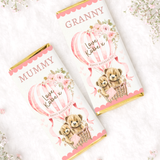 PRINTED RANGE - MOTHER'S DAY - CHOCOLATE WRAPPER - HOT AIR BALLOON