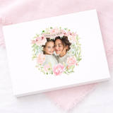 CUSTOM UV-DTF DECAL - MOTHER'S DAY - WREATH PHOTOGRAPH INSERT - 16CM