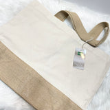 LARGE JUTE BASE SHOPPER