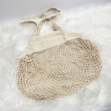 LARGE MESH BOTTOM BAG/SHOPPER