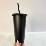 24oz BLACK COLD CUP TUMBLER