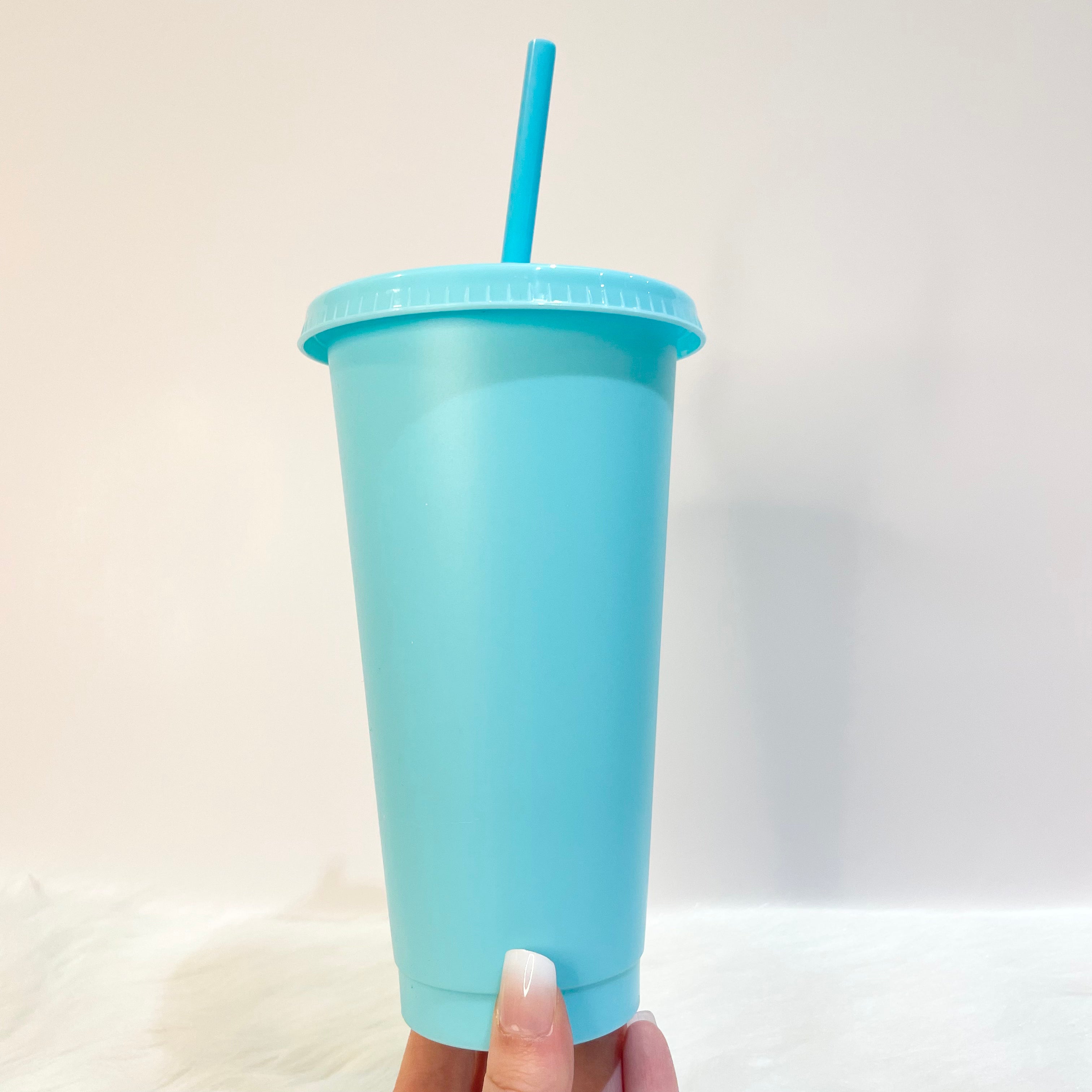 24oz TURQUOISE COLD CUP TUMBLER